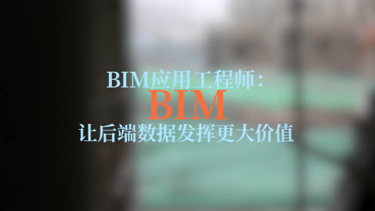 愛在城市丨BIM應(yīng)用工程師：讓后端數(shù)據(jù)發(fā)揮更大價值