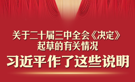 一圖速讀！習(xí)近平關(guān)于二十屆三中全會(huì)《決定》的說明