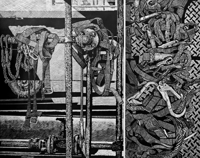 63-王方建-中國石油化工集團(tuán)有限公司-生命·系-版畫-128×100cm-外框尺寸-146x116cm