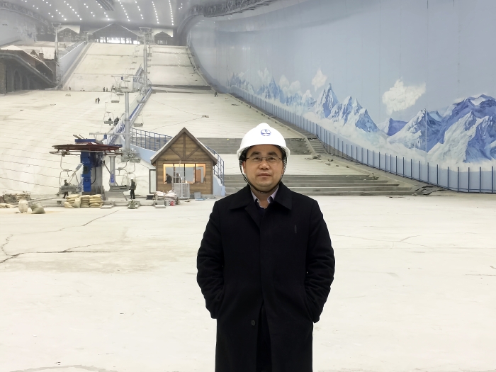 李洪求工作照片1-哈爾濱滑雪場工程驗(yàn)收
