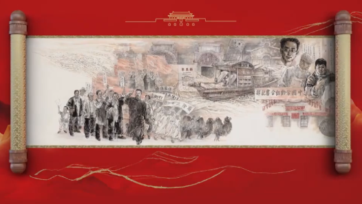 寧夏回族自治區(qū)總工會(huì)繪百米工運(yùn)畫卷賀全總百年華誕