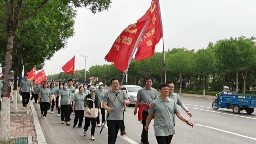 山東陽信舉行慶“5·12國際護士節(jié)健步同行·醫(yī)路健康”健步走活動