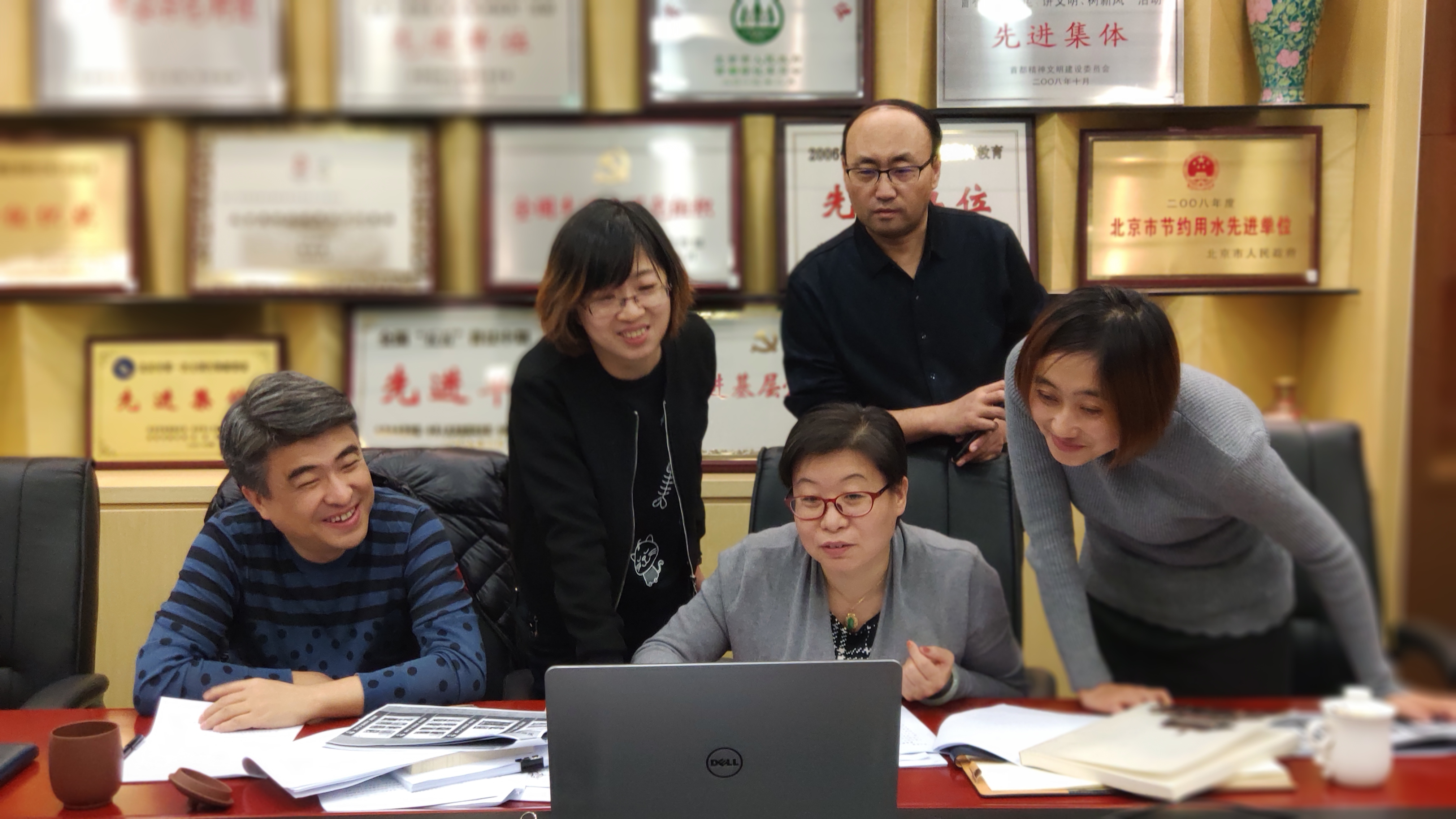 劉俊華帶領(lǐng)團隊與牛街街道開展“和合牛街”基層治理品牌討論