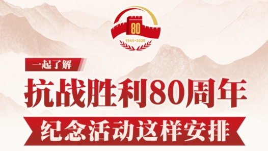 一起了解，抗戰(zhàn)勝利80周年紀(jì)念活動(dòng)這樣安排
