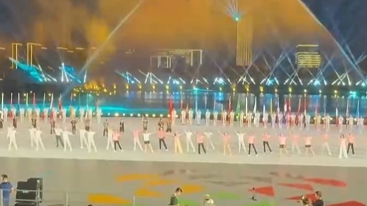 成都世運(yùn)會(huì)開(kāi)幕式進(jìn)行最后一次聯(lián)排