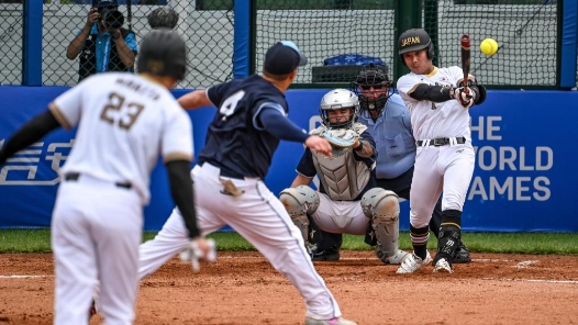 成都世運(yùn)會(huì) | 男子壘球決賽因降雨取消 參賽球隊(duì)同獲金牌