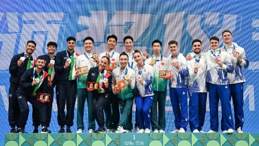 成都世運(yùn)會(huì)丨“00后”當(dāng)家 健美操五人操中國(guó)隊(duì)奪冠