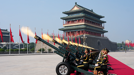 紀(jì)念抗戰(zhàn)勝利80周年｜禮炮鳴響