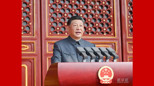 新華圖訊｜習(xí)近平在紀(jì)念中國(guó)人民抗日戰(zhàn)爭(zhēng)暨世界反法西斯戰(zhàn)爭(zhēng)勝利80周年大會(huì)上發(fā)表重要講話(huà)