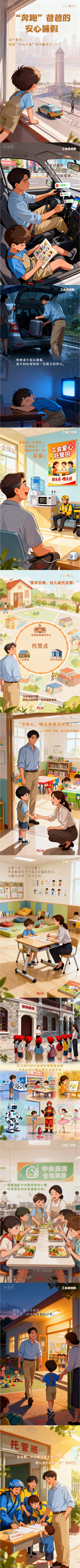 “奔跑”爸爸的“安心托管”攻略來咯?。?huì)“繪”創(chuàng)新