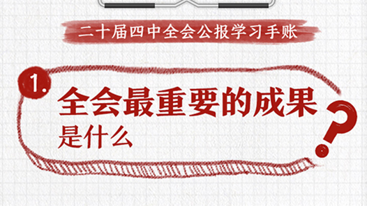 收藏！黨的二十屆四中全會公報學(xué)習(xí)手賬