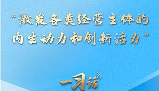 一習(xí)話·邁向“十五五”丨“激發(fā)各類經(jīng)營主體的內(nèi)生動力和創(chuàng)新活力”