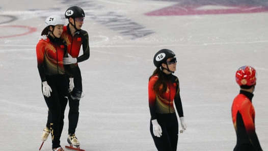 中國隊(duì)獲得米蘭冬奧短道速滑混合團(tuán)體接力第四名