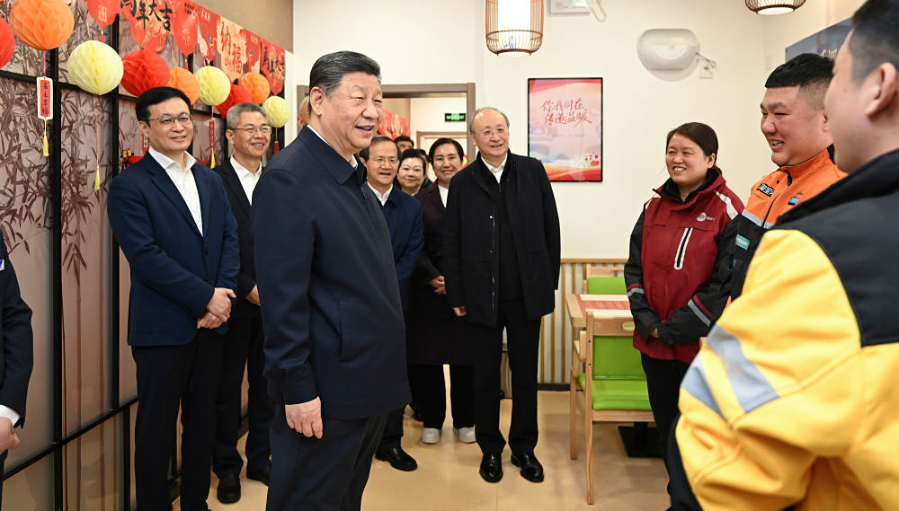 視頻｜習(xí)近平總書記親切慰問快遞小哥