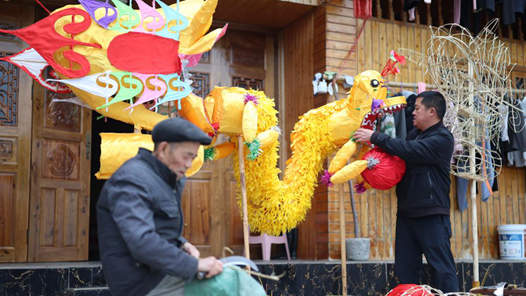 新春走基層｜“仡佬毛龍”傳承的兩對(duì)“黃金搭檔”