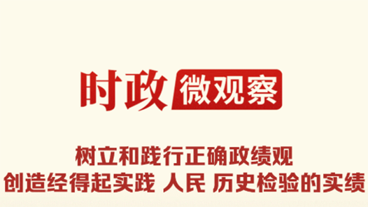 時(shí)政微觀察丨為民造福是最大政績
