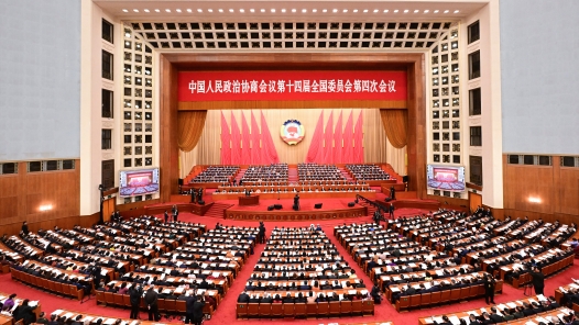 全國(guó)政協(xié)十四屆四次會(huì)議舉行第二次全體會(huì)議（組圖）