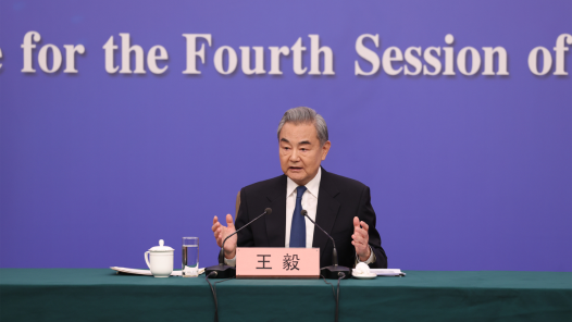 王毅亮相全國(guó)兩會(huì)外長(zhǎng)記者會(huì)
