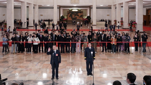 兩會(huì)｜十四屆全國(guó)人大四次會(huì)議第二場(chǎng)“代表通道”集中采訪活動(dòng)舉行