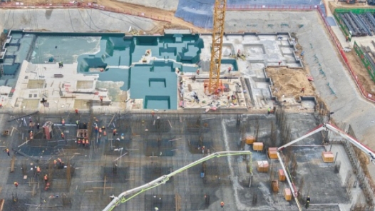 中歐班列樞紐工程完成關(guān)鍵節(jié)點(diǎn)施工