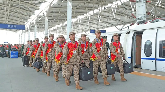 2026年全軍春季新兵運輸工作順利完成