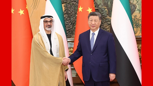 習(xí)近平會見阿聯(lián)酋阿布扎比王儲哈立德