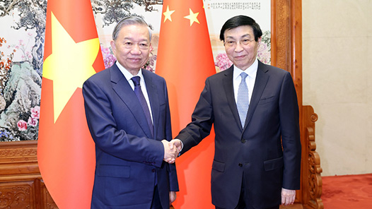 王滬寧分別會見越共中央總書記、國家主席蘇林，新西蘭議長布朗利