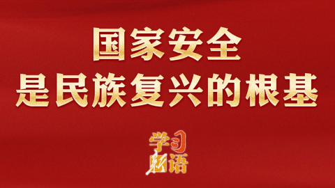 學(xué)習(xí)新語｜國家安全是民族復(fù)興的根基