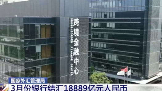 視頻丨3月份銀行結(jié)售匯數(shù)據(jù)公布 我國(guó)外匯市場(chǎng)總體平穩(wěn)運(yùn)行